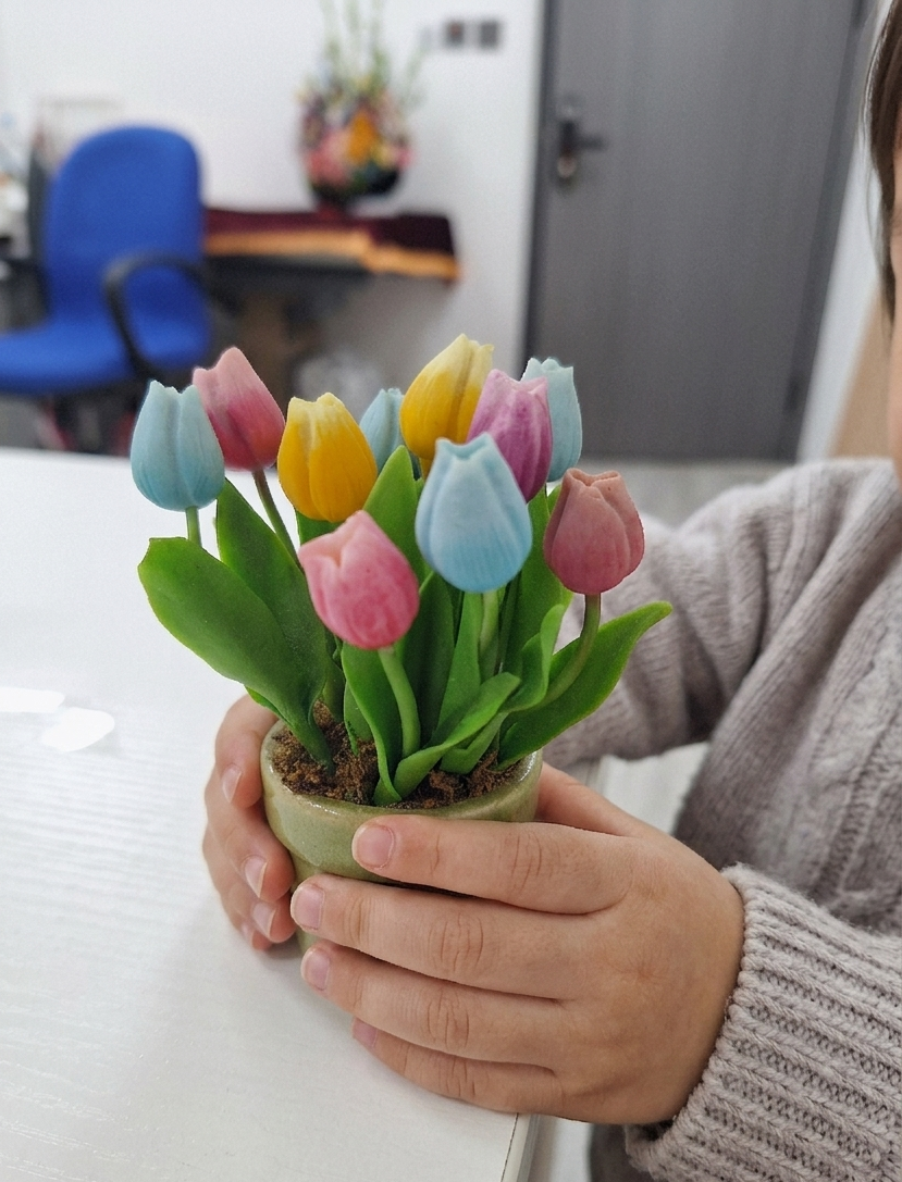 擬真花